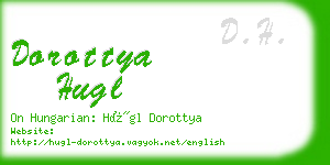 dorottya hugl business card